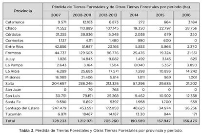 Santiago del Estero encabeza el ránking de deforestación desde que se aprobó la ley de bosques.