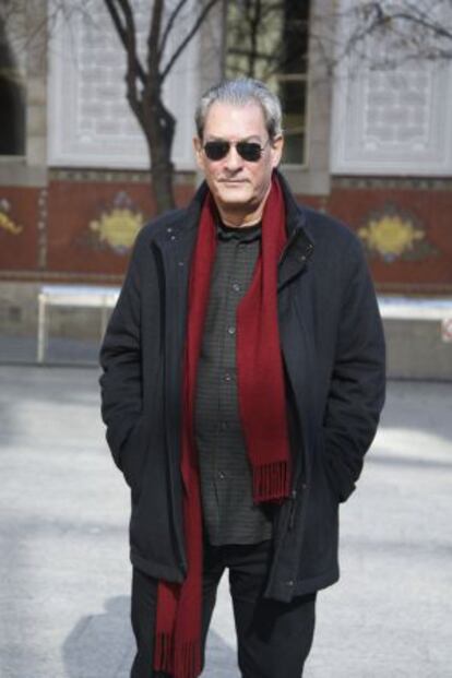 Paul Auster durante la presentación del libro 'Diario de Invierno"