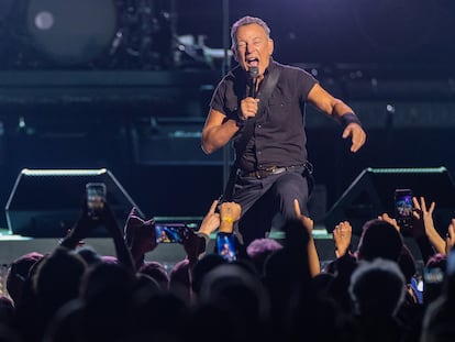 Bruce Springsteen, el pasado 27 de febrero en el Climate Pledge Arena de Seattle, Washington.