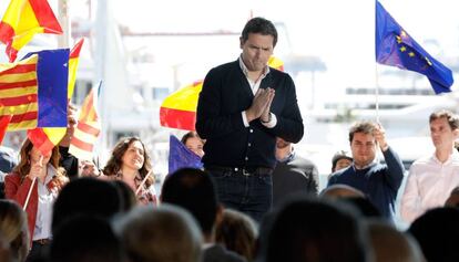 Albert Rivera, en un acte a València. 