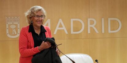 La alcaldesa de Madrid, Manuela Carmena.