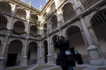 Patio de la universidad de Alcalá de Henares (Madrid).