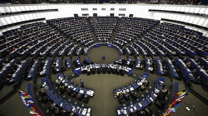 Vista general del Parlamento Europeo.
