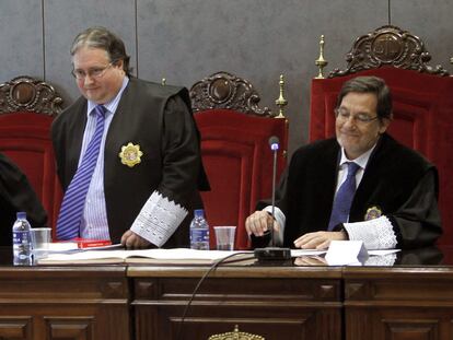 El magistrado Luis Angel Garrido Bengoechea, que tomó ayer posesión como presidente de la Sala Contencioso-Administrativo del TSJPV