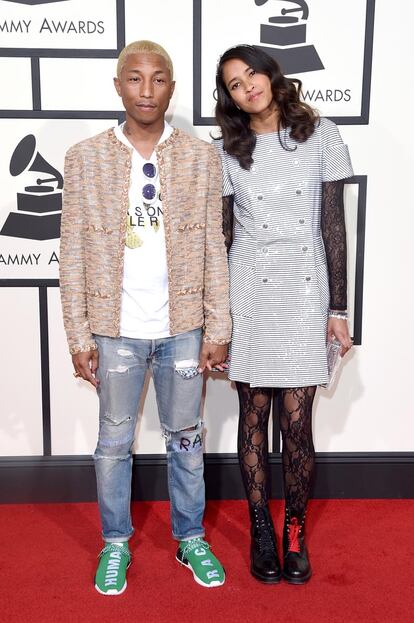 Pharrell Williams y Helen Lasichanh