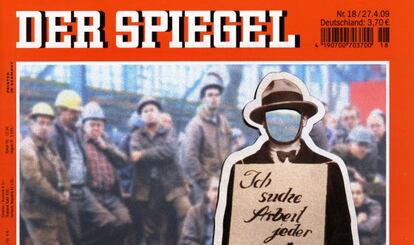 Portada de la revista alemana " Der Spiegel".