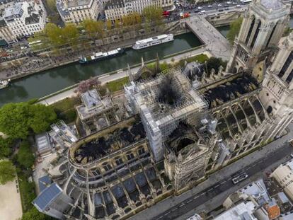 Los arquitectos españoles 'reconstruyen' Notre Dame