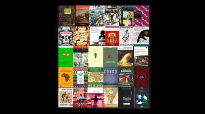 Las portadas de los 30 libros seleccionados.