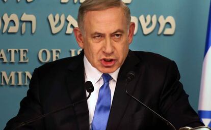 El primer ministro israelí, Benjamin Netanyahu, hace dos días.