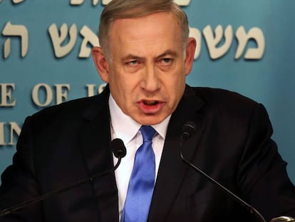 El primer ministro israelí, Benjamin Netanyahu, hace dos días.