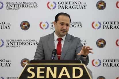 Jalil Rachid, durante una conferencia en Paraguay este lunes.