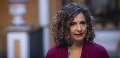 La ministra de Hacienda y Función Pública, María Jesús Montero.