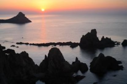 Atardecer en el Mirador de las Sirenas.