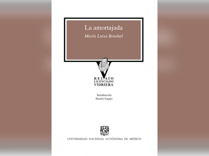Portada del libro 'La amortajada' de María Luisa Bombal, editado por la Universidad Autónoma de México.