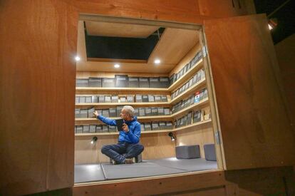 Exposición 'Todas las bibliotecas del mañana', en Centro Koldo Mitxelena de San Sebastián.