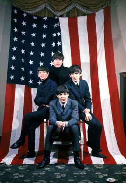 Una imagen de los Beatles, tomada en febrero de 1964.