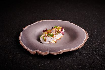 Tomate Cuerno de los Andes, uno de los platos del restaurante Cebo.