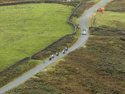 Un tramo del recorrido del Mundial de ciclismo. 