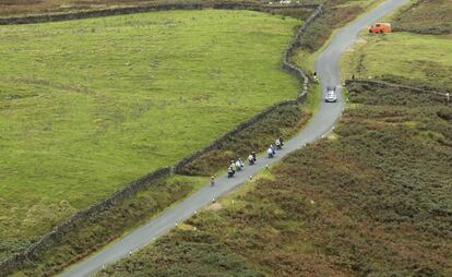 Un tramo del recorrido del Mundial de ciclismo.