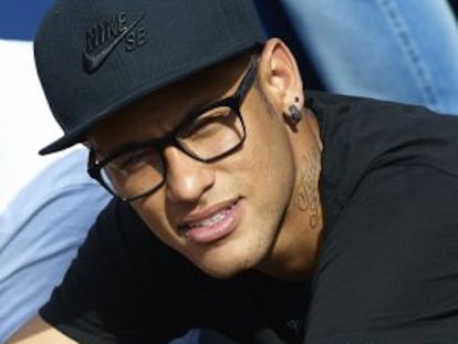 Neymar, o jogador brasileiro do Barcelona, em abril.