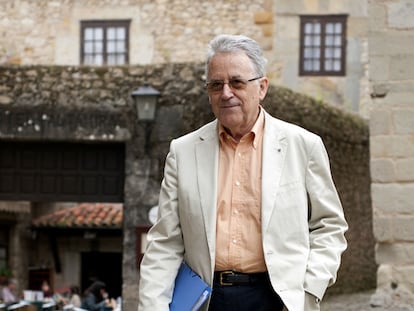 El historiador Santos Juliá, en Santillana del Mar.