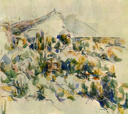 'La montaña de Sainte-Victoire' de Paul Cézanne.