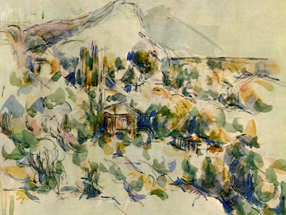 'La montaña de Sainte-Victoire' de Paul Cézanne.