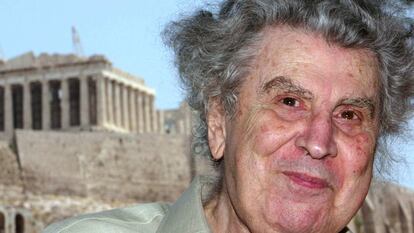 El compositor griego Mikis Theodorakis.