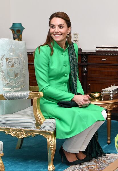 Kate Middleton, en Pakistán, el año pasado.