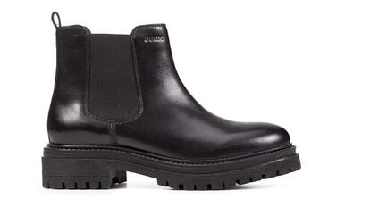 botines negros rebajados