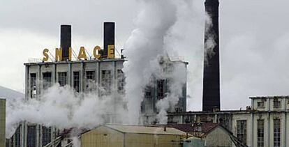 Imagen de la planta de Sniace.
