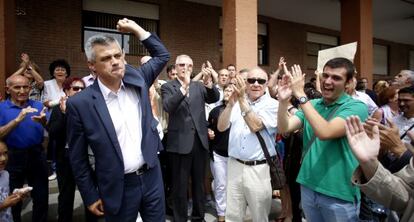El alcalde de Móstoles, David Lucas, tras ser proclamado el pasado 13 de junio.