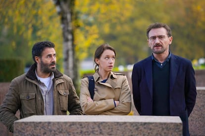 José García, Ludivine Sagnier y Jean-Paul Rouve, en la película.