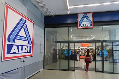 Un supermercado de Aldi en San Sebastian de los Reyes, Madrid.