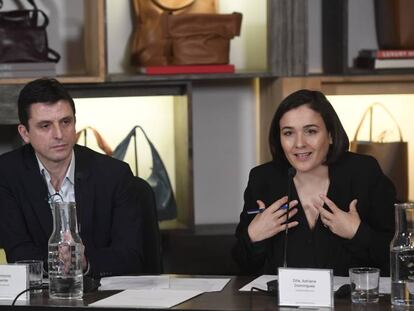 Antonio Puente, director general, y Adriana Domínguez, presidenta ejecutiva de Adolfo Domínguez.