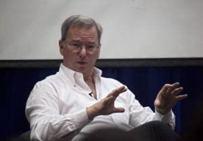 El presidente ejecutivo de Google, Eric Schmidt. EFE/Archivo