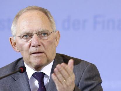 El ministro de Finanzas alemán, Wolfgang Schäuble.
