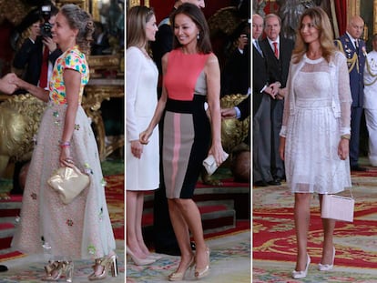 Todos los looks del ‘besamanos’