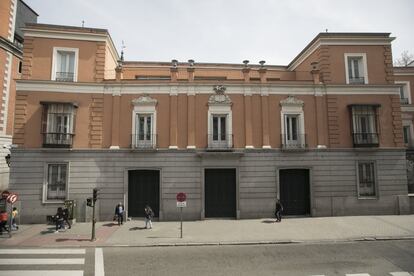 Exterior del Palacio de Viana, actual sede del Ministerio de Asuntos Exteriores.