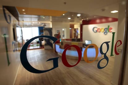 El logo de Google, una de las grandes empresas tecnológicas.