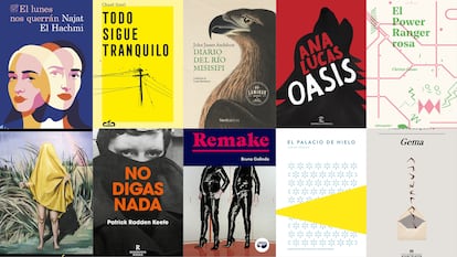 Las portadas de algunos de los libros analizados.