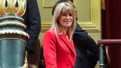 Begoña Gómez, el pasado mes de noviembre en la tribuna de invitados del Congreso.