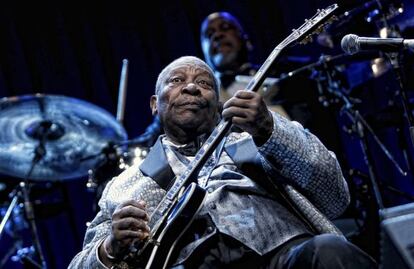 BB King en los conciertos de los Veranos de la Villa de 2010.