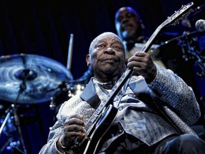 BB King en los conciertos de los Veranos de la Villa de 2010.