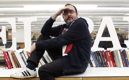 El actor Carlos Areces en la redacción de EL PAÍS en Madrid.