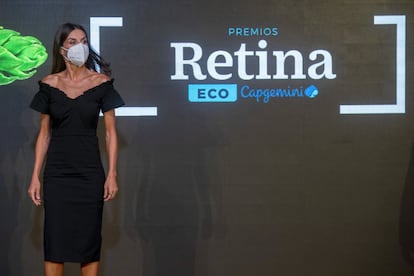 La reina Letizia, en el escenario de los premios Retina ECO.
