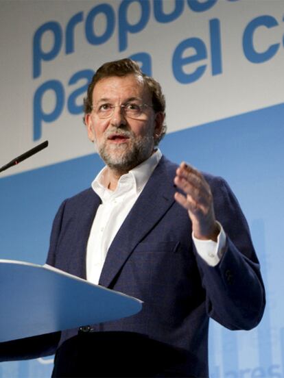 Mariano Rajoy durante la clausura de la XV Interparlamentaria Popular