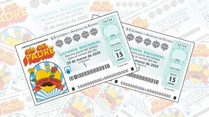 Sorteo Extraordinario de Lotería Nacional del Día del Padre ofrece un premio especial de 15 millones de euros al décimo.