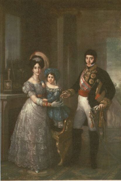 'Retrato de la familia liñán', de Vicente López. Siglo XIX