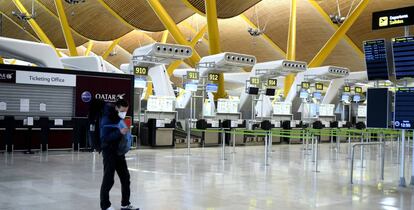 Interior del Aeropuerto Adolfo Suárez Madrid Barajas.